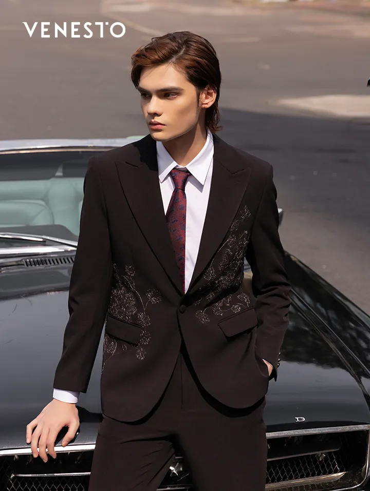 Bộ vest Regal Finery đen N23